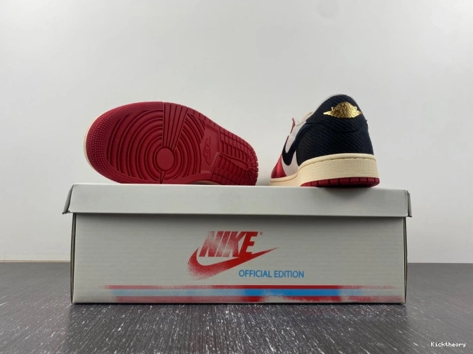 Kicktheory FN0432-100 Low Away Air 1 OG Room x Trophy Jordan 0806
